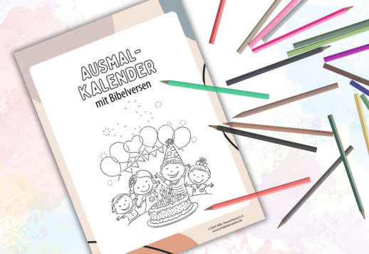 Ausmalkalender mit Bibelversen  Vorschau