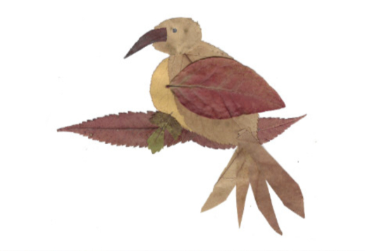 Basteln mit Herbstblättern