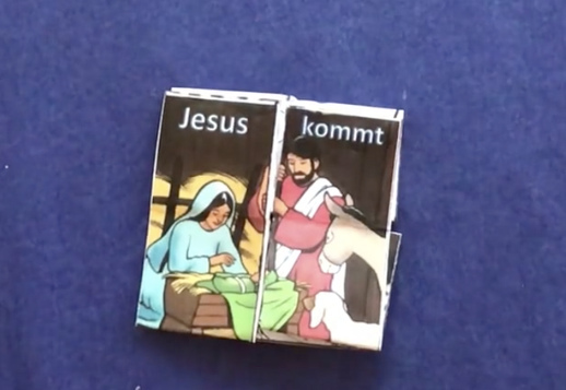 Drehgeschichte: Jesus kommt,stirbt,wird wieder lebendig